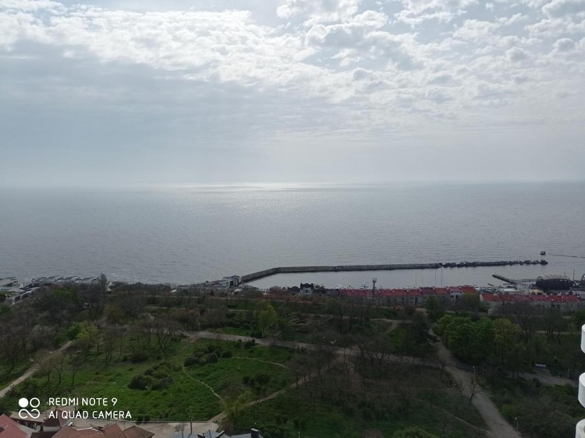 Терраса С Панорамой Моря В Аркадии โอเดสซา ภายนอก รูปภาพ